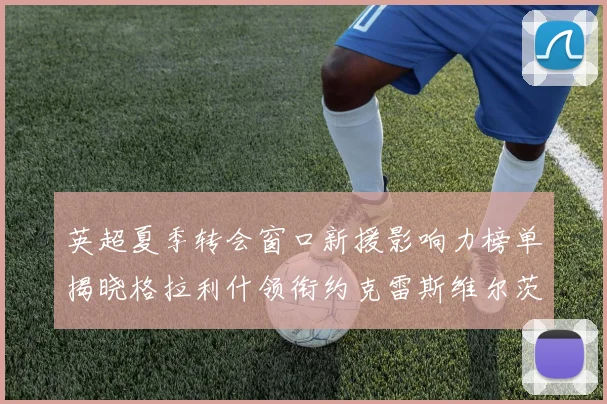 英超夏季转会窗口新援影响力榜单揭晓格拉利什领衔约克雷斯维尔茨排名解析